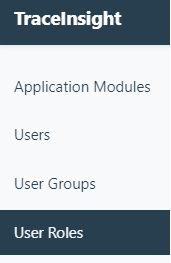 User Roles